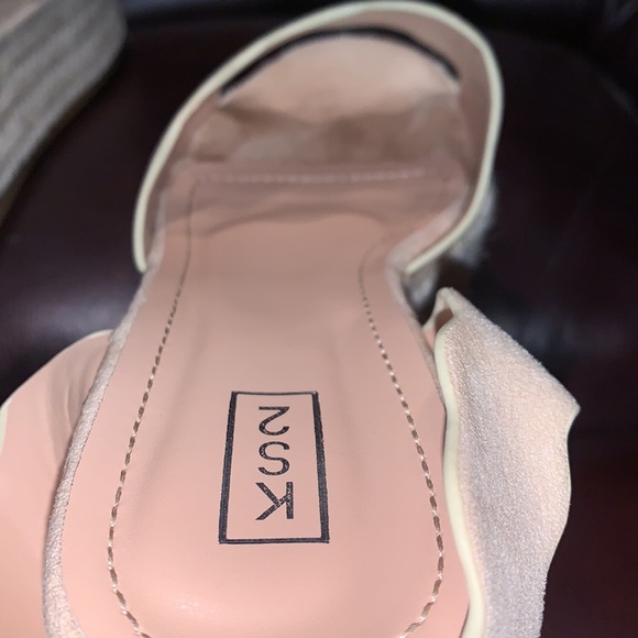 NWOT Tan Platform Strappy Espadrilles - Picture 12 of 14